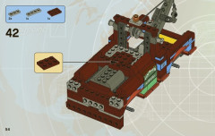 LEGO 8677 instructions page 54 – build guide