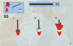 LEGO 8677 instructions page 67 – build guide