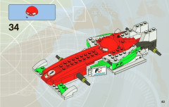 LEGO 8678 instructions page 43 – build guide