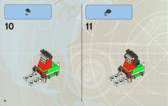 LEGO 8678 instructions page 8 – build guide