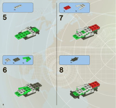 LEGO 8679 instructions page 8 – build guide