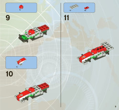 LEGO 8679 instructions page 9 – build guide