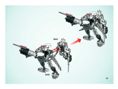 LEGO 8685 instructions page 19 – build guide