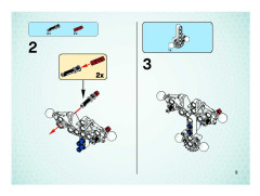 LEGO 8685 instructions page 5 – build guide