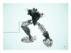 LEGO 8685 instructions page 9 – build guide