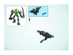 LEGO 8686 instructions page 4 – build guide