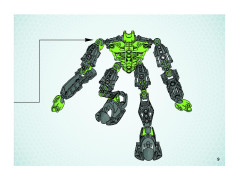 LEGO 8686 instructions page 9 – build guide