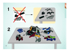 LEGO 8687 instructions page 2 – build guide
