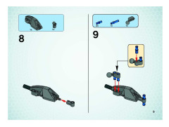 LEGO 8687 instructions page 9 – build guide