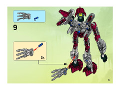 LEGO 8689 instructions page 15 – build guide