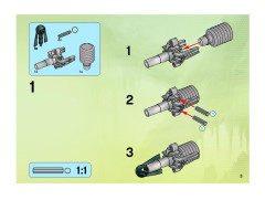 LEGO 8689 instructions page 3 – build guide