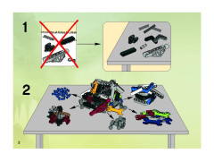 LEGO 8690 instructions page 2 – build guide