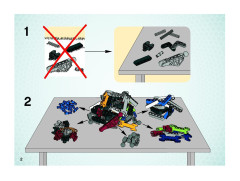 LEGO 8691 instructions page 2 – build guide