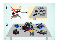 LEGO 8692 instructions page 2 – build guide