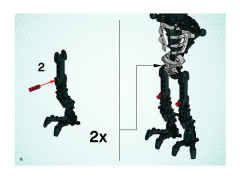 LEGO 8693 instructions page 6 – build guide