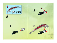 LEGO 8694 instructions page 13 – build guide