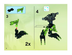 LEGO 8695 instructions page 8 – build guide
