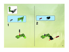 LEGO 8695 instructions page 9 – build guide