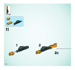 LEGO 8697 instructions page 10 – build guide