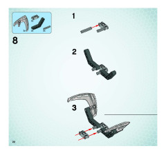 LEGO 8697 instructions page 22 – build guide