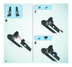 LEGO 8697 instructions page 26 – build guide
