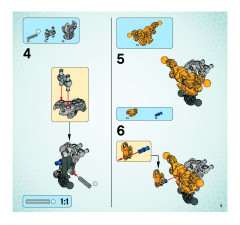 LEGO 8697 instructions page 5 – build guide