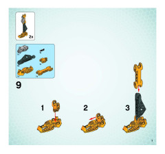 LEGO 8697 instructions page 7 – build guide