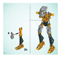 LEGO 8697 instructions page 8 – build guide