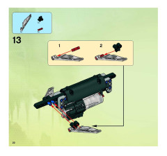 LEGO 8698 instructions page 22 – build guide