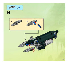 LEGO 8698 instructions page 23 – build guide