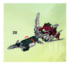 LEGO 8698 instructions page 43 – build guide