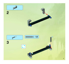 LEGO 8698 instructions page 9 – build guide