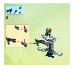 LEGO 8699 instructions page 12 – build guide
