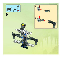 LEGO 8699 instructions page 13 – build guide