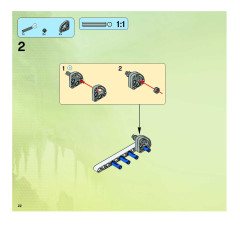 LEGO 8699 instructions page 22 – build guide