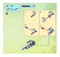 LEGO 8699 instructions page 23 – build guide