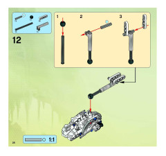 LEGO 8699 instructions page 28 – build guide