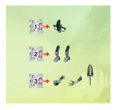 LEGO 8699 instructions page 3 – build guide