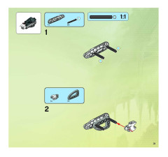 LEGO 8699 instructions page 31 – build guide