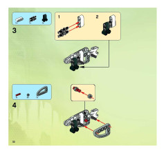 LEGO 8699 instructions page 32 – build guide