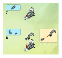 LEGO 8699 instructions page 57 – build guide