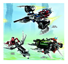 LEGO 8699 instructions page 71 – build guide