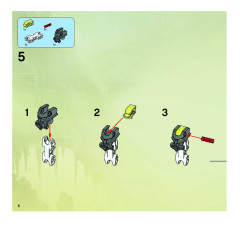 LEGO 8699 instructions page 8 – build guide