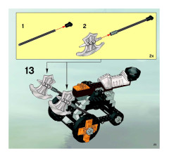 LEGO 8701 instructions page 23 – build guide