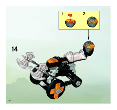 LEGO 8701 instructions page 24 – build guide