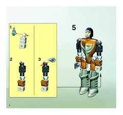 LEGO 8701 instructions page 8 – build guide