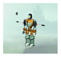 LEGO 8701 instructions page 9 – build guide