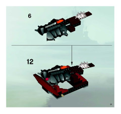 LEGO 8702 instructions page 21 – build guide