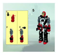 LEGO 8702 instructions page 9 – build guide