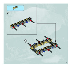 LEGO 8707 instructions page 11 – build guide